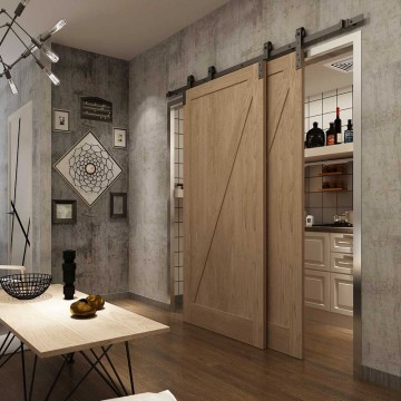 2 schuifdeuren op 1 rail