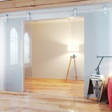 228x228x1en suite schuifdeuren glas