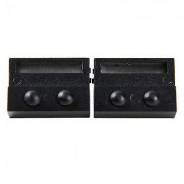 Achterzijde deurstopper schuifrail