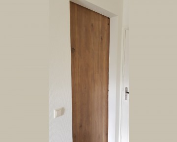 Achterzijde gesloten schuifdeur