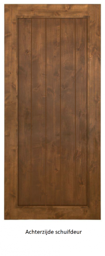 Achterzijde whiteboard deur 0