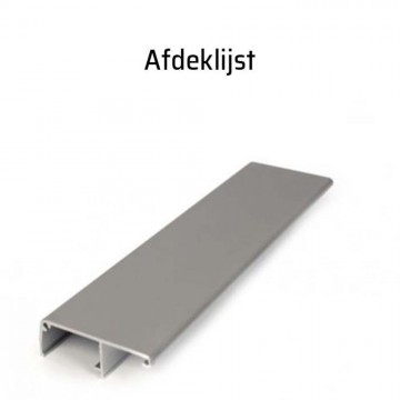 Afdeklijst aluminium schuifsysteem