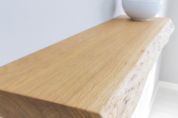 Blinde plankdrager eiken wandplank 1