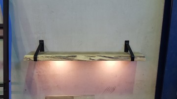 Boekenplank met led strip