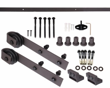 Boerenschuifdeursysteem standaard gebogen