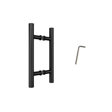 Buisgreep handgreep zwart schuifdeur