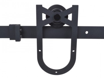 Detail hoefijzer schuifdeurbeslag