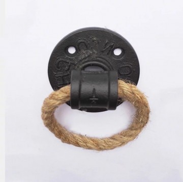 Deurgreep met scheepstouw