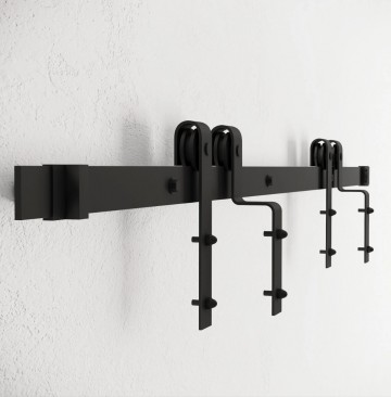 Dubbele schuifdeur achter elkaar