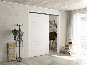 Dubbele schuifdeur kast