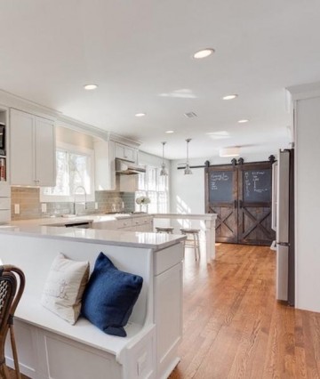 Dubbele schuifdeur met memobord