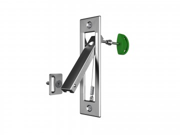 Een schuifdeur op slot zetten