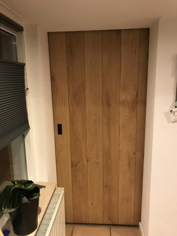 Eiken schuifdeur achterkant 0