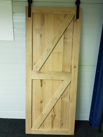 Eiken schuifdeur op maat