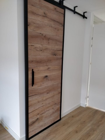 Eiken schuifdeur weissgrund