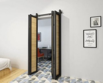 En suit loftdeur vouwdeur staal