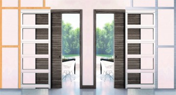 Evokit singolo schuifdeuren in de wand