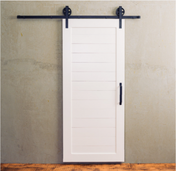 Framed horizontaal door