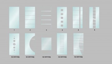 Glazen deuren handgrepen 0