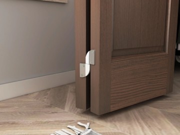 Harmonica vouwdeur scharnieren