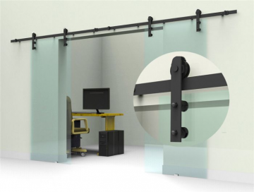 Industrieel en suite systeem met glazen deuren