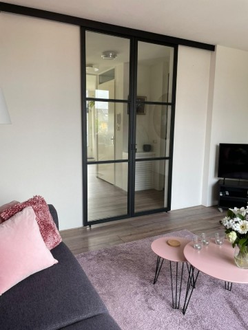 Industriele en suite staaldeuren met glas