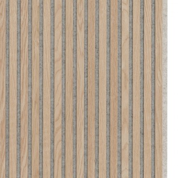 Klassiek eiken grijs vilt detail schuifdeur