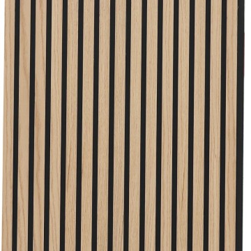 Klassiek eiken zwart mdf schuifdeur paneel