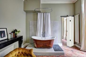 Kleine schuifdeuren badkamer zwart 0