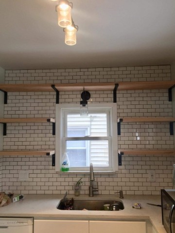 L plankdrager staal eiken wandplank 0