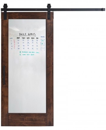 Magnetisch whiteboard schuifdeur