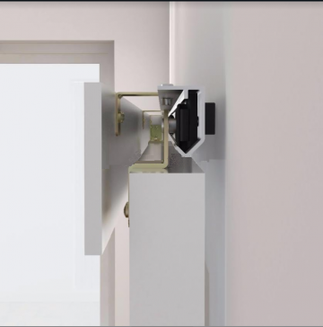 Mdf schuifdeursysteem detail doorsnede