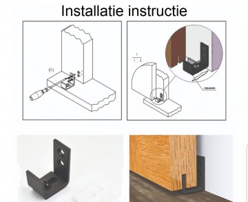Montage instructie vloergeleider