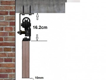 Plafondmontage detail