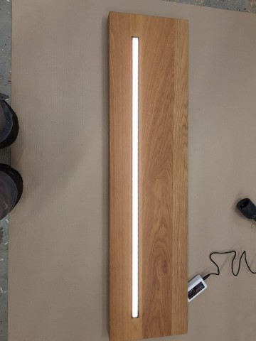 Rgbww led strip in wandplank 0 0