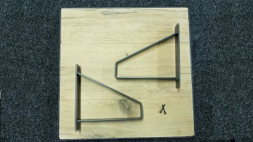 Robuiste wandbeugels staal