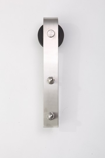 Rolhanger rvs standaard gebogen