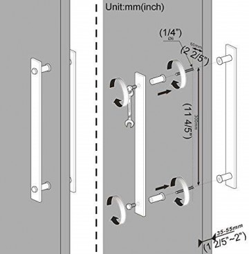 Rvs deurgreep montage handleiding
