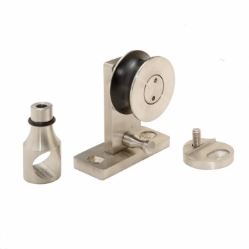 Rvs enkel wiel achterzijde