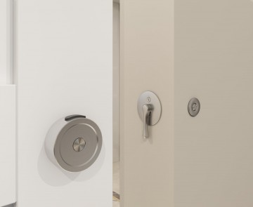 Rvs inbouwslot schuifdeur