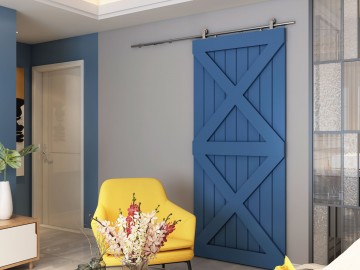 Rvs schuifdeurbeslag met softclose