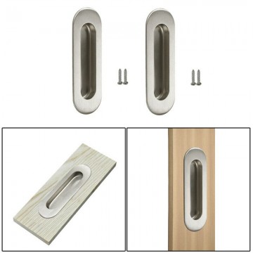 Rvs schuifdeurgreep kom