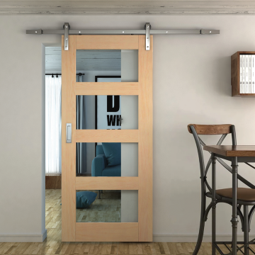 Rvs schuifdeurkom groot