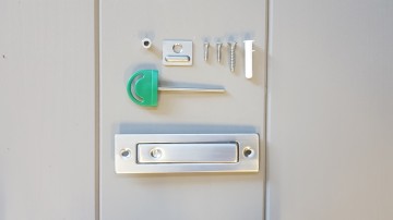 Rvs schuifdeurslot 1