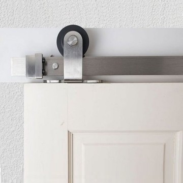 Rvs schuifdeursysteem bovenop