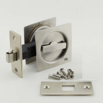 Rvs slot wc deur schuifdeur