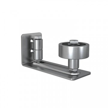 Rvs vloergeleider met wiel