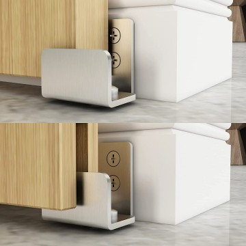 Rvs vloergeleider multi functioneel