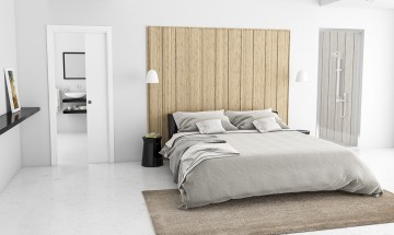 Schuifdeur in muur laten schuiven