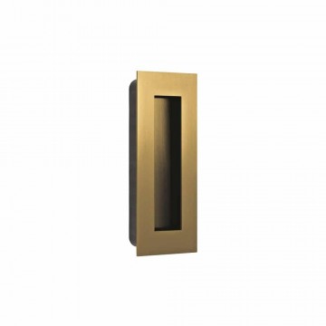 Schuifdeur inbouwkom greep rvs inlaat  messing pvd loftdeur